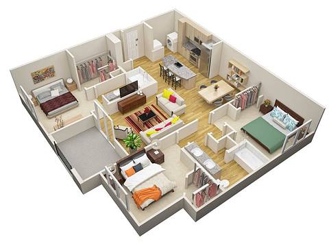 Floorplan C1 layout
