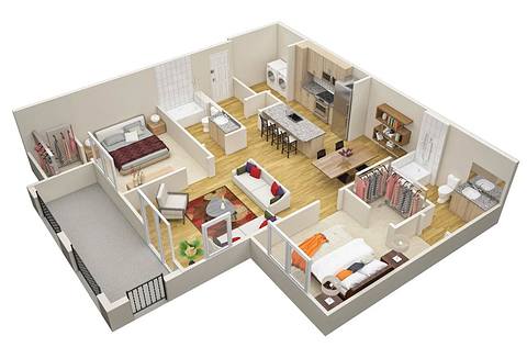 Floorplan B1 layout