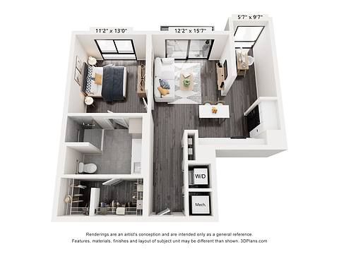Floorplan A7 layout