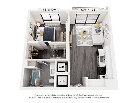 Floorplan A2 layout