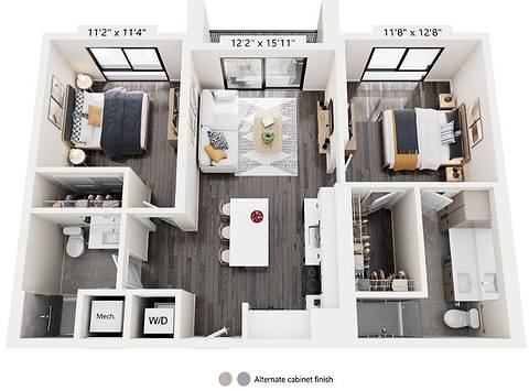 Floorplan B1 layout