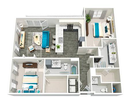 Floorplan B2 layout