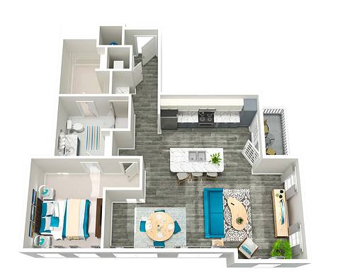 Floorplan A2 layout