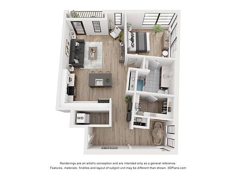 Floorplan A8 Alt layout