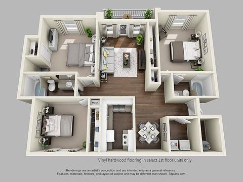 Floorplan The Albatross Renovated layout