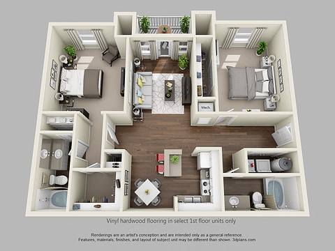 Floorplan The Eagle layout