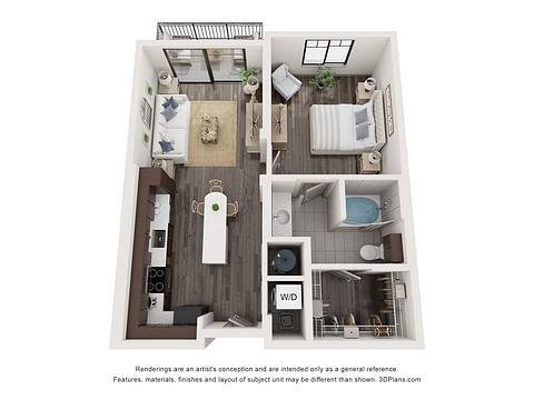 Floorplan A1 layout
