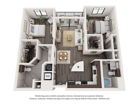 Floorplan B2 layout