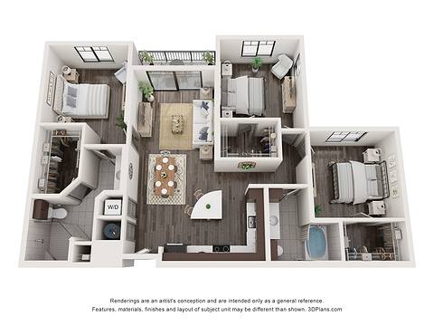 Floorplan C2 layout