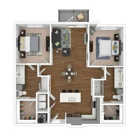 Floorplan B2 layout
