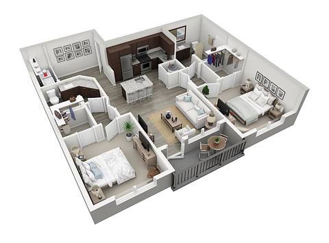 Floorplan B3 layout