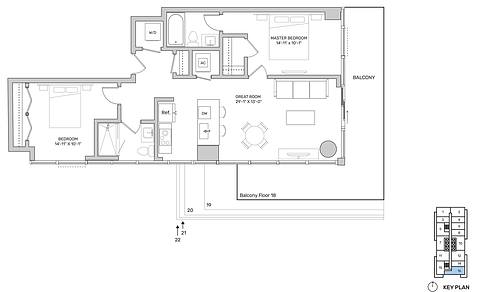 Floorplan B12 layout