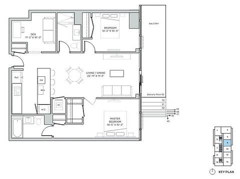 Floorplan C1 layout