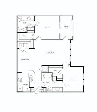 Floorplan 2C layout