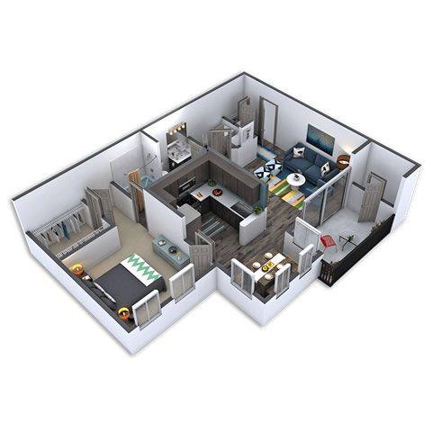 Floorplan A1 layout