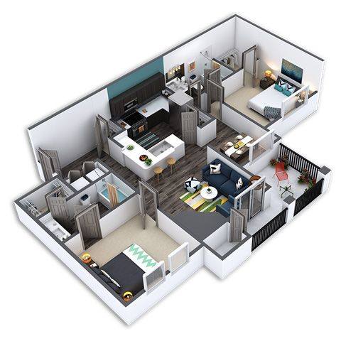 Floorplan B2 layout