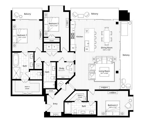 Floorplan C3 layout