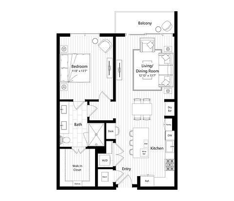 Floorplan A1 layout