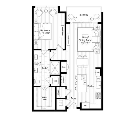 Floorplan A2 layout