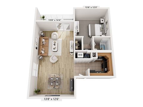 Floorplan A1 layout