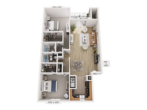 Floorplan B1 layout