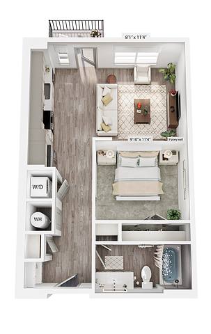 Floorplan E1 layout