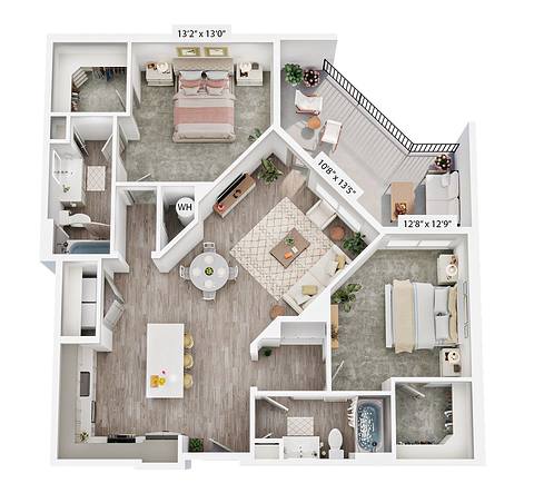 Floorplan B3 layout