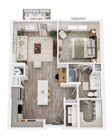 Floorplan A2 layout