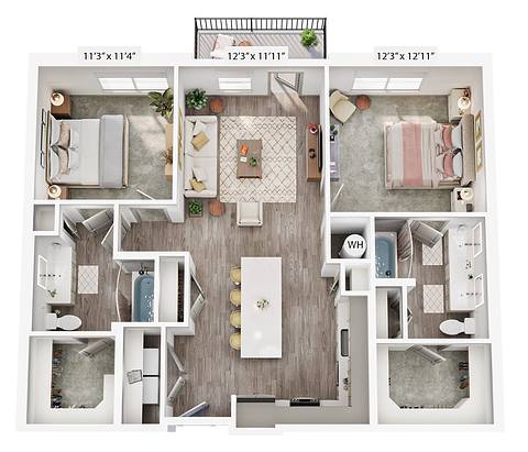 Floorplan B1 layout