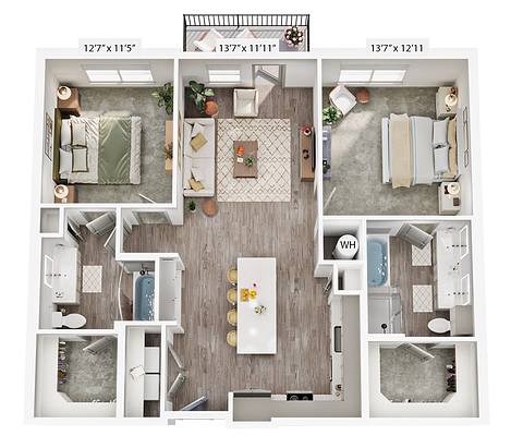 Floorplan B2 layout