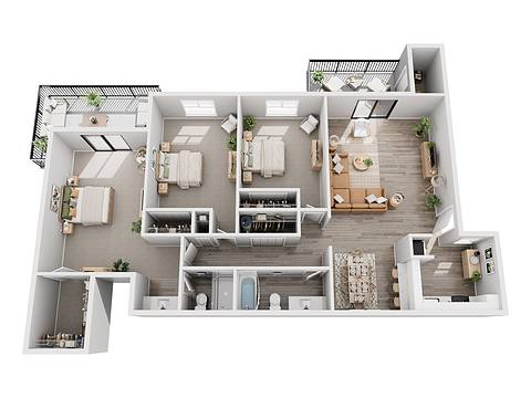 Floorplan C1 layout