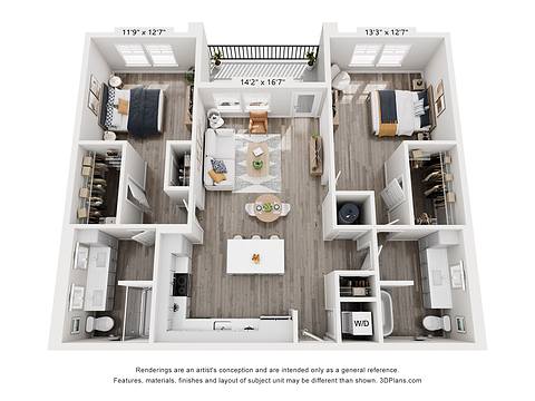 Floorplan B3 layout