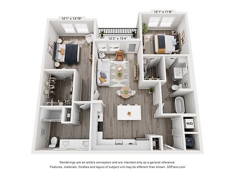 Floorplan B1 layout