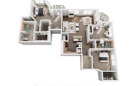 Floorplan The Penthouse layout