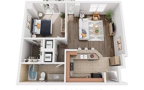 Floorplan The Cove layout