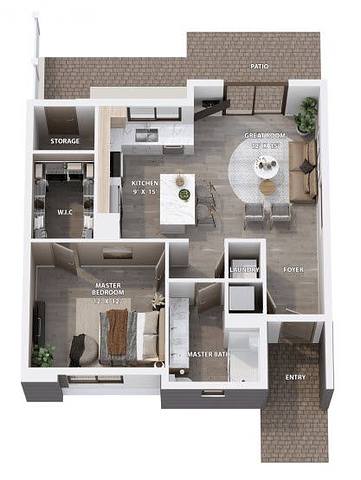 Floorplan A1 layout