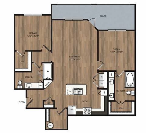 Floorplan B3 layout