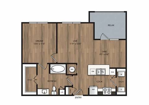 Floorplan A2 layout