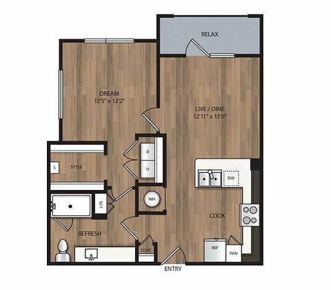Floorplan A1 layout