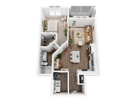 Floorplan A2 layout