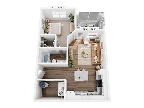 Floorplan A1 layout