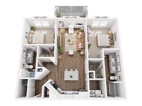 Floorplan B1 layout