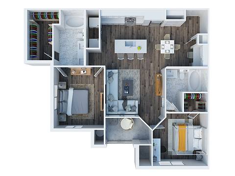 Floorplan B2 layout