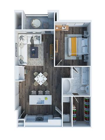 Floorplan A1 layout