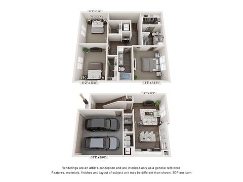 Floorplan C1 TH layout
