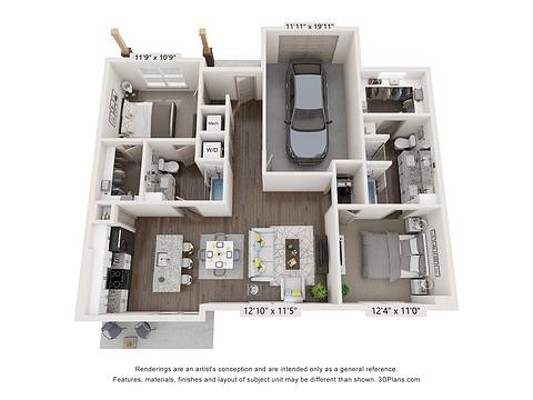 Floorplan B2 layout