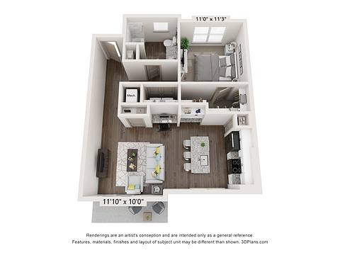 Floorplan A1 layout