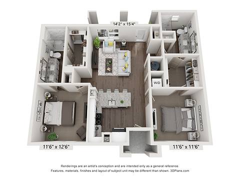 Floorplan B1 layout