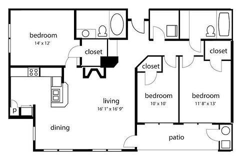 Floorplan C1 layout