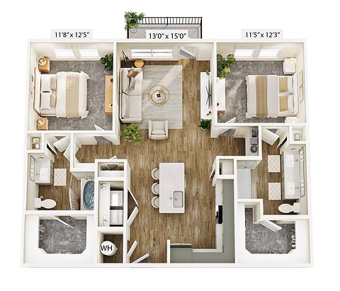 Floorplan B1 layout